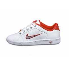 Deportiva blanca y roja cordón Nike
